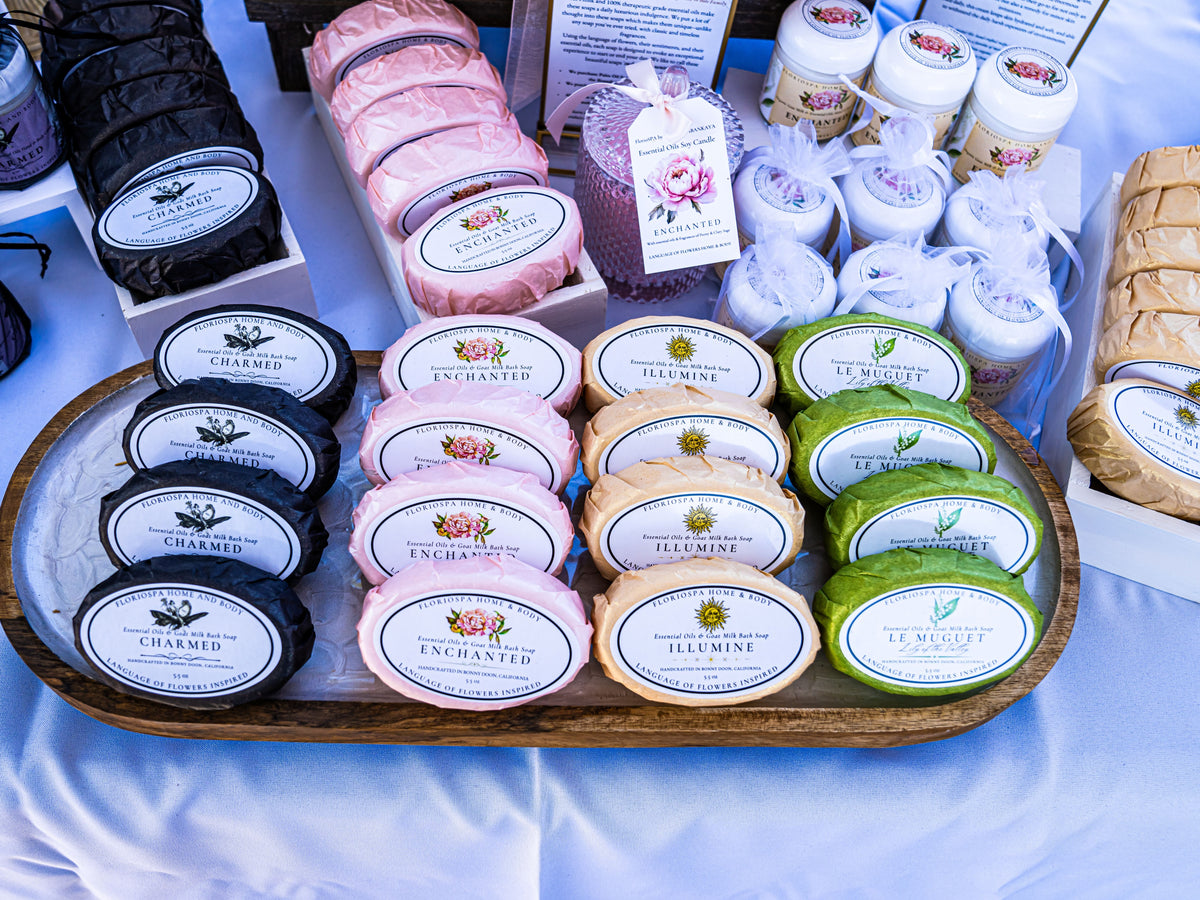 Organic Goat Milk & Essential Oils Posy Soaps