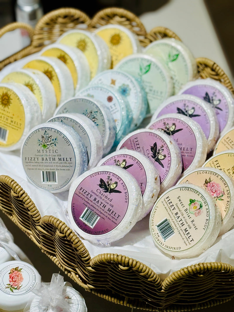 Goat Milk & Essential Oils Fizzy Bath Melts