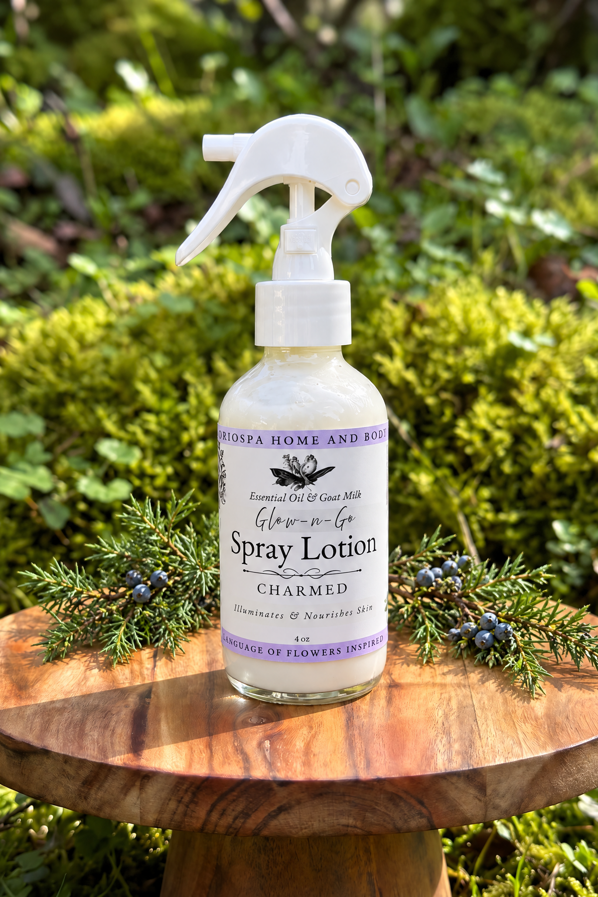 Charmed Glow-n-Go Spray Lotion