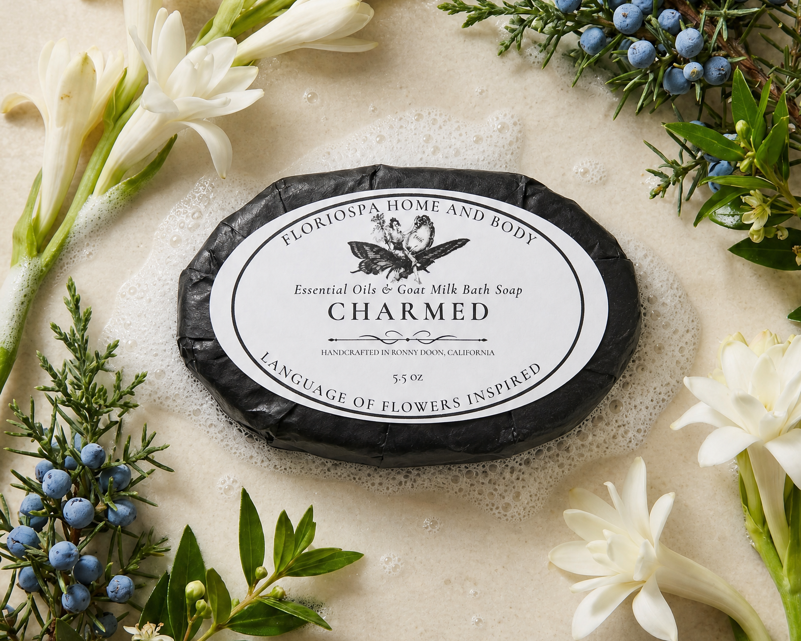 Charmed Essential Oils & Goat Milk Bath Soap