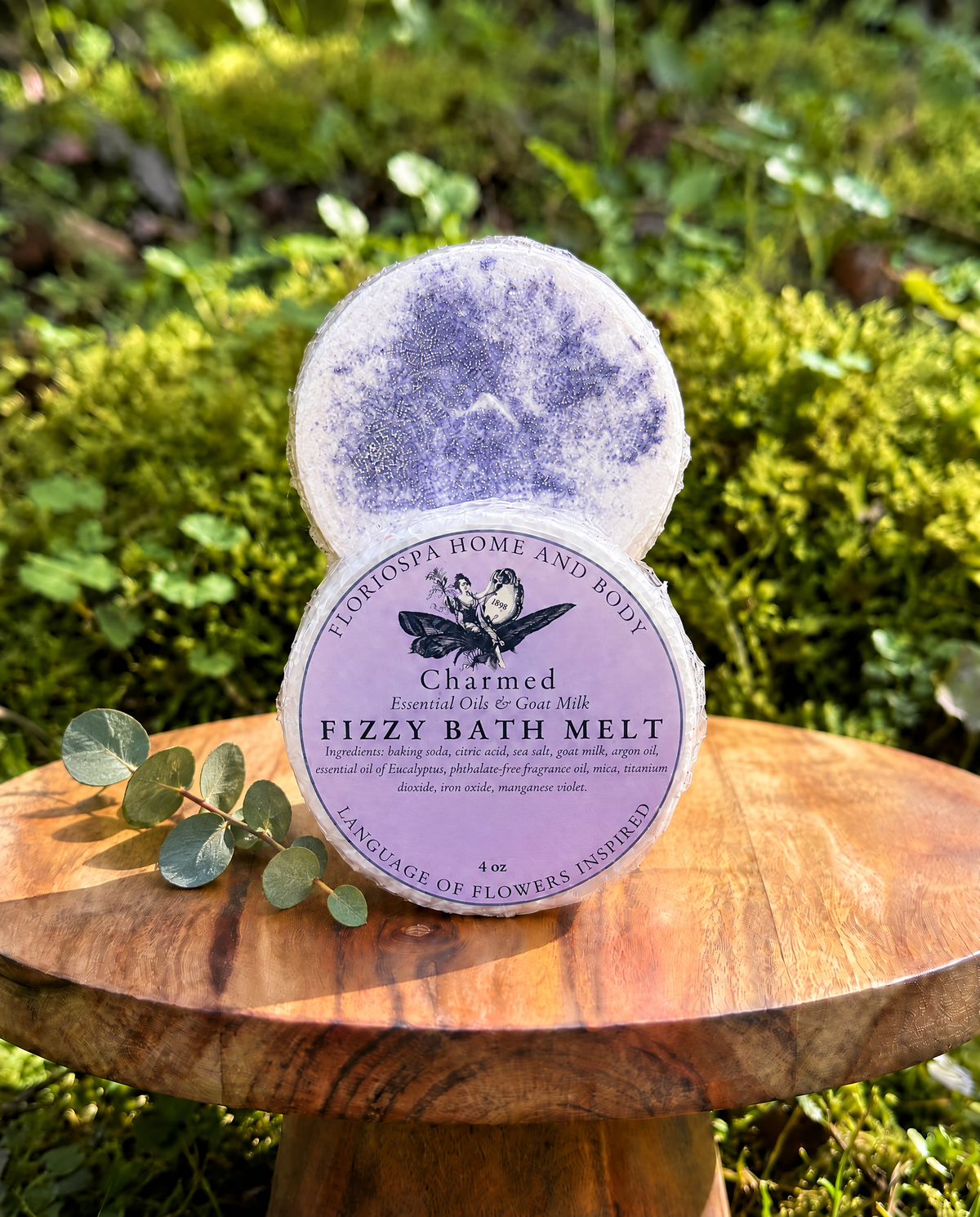 Charmed Goat Milk & Essential Oil Fizzy Bath Melt