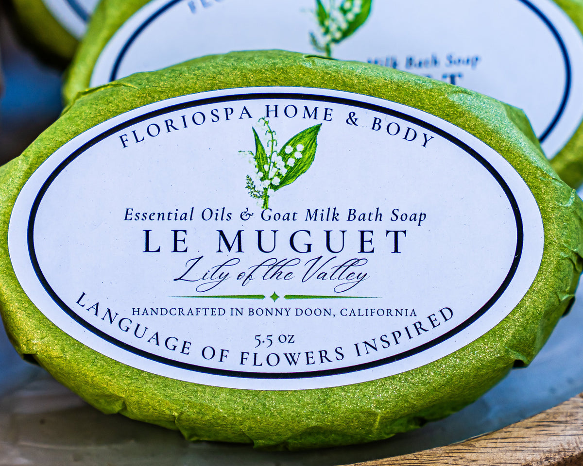 Le Muguet Essential Oils & Goat Milk Bath Soap