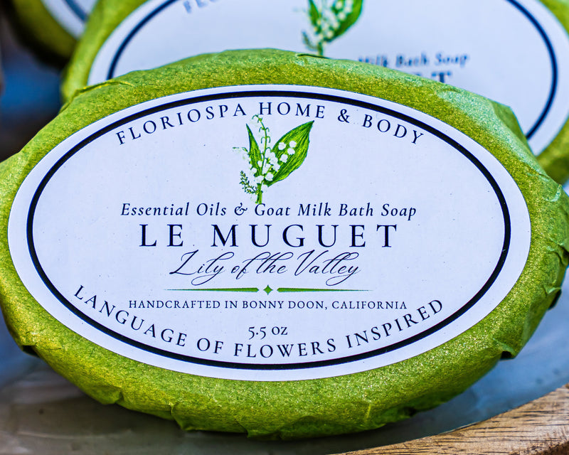 Le Muguet Essential Oils & Goat Milk Bath Soap