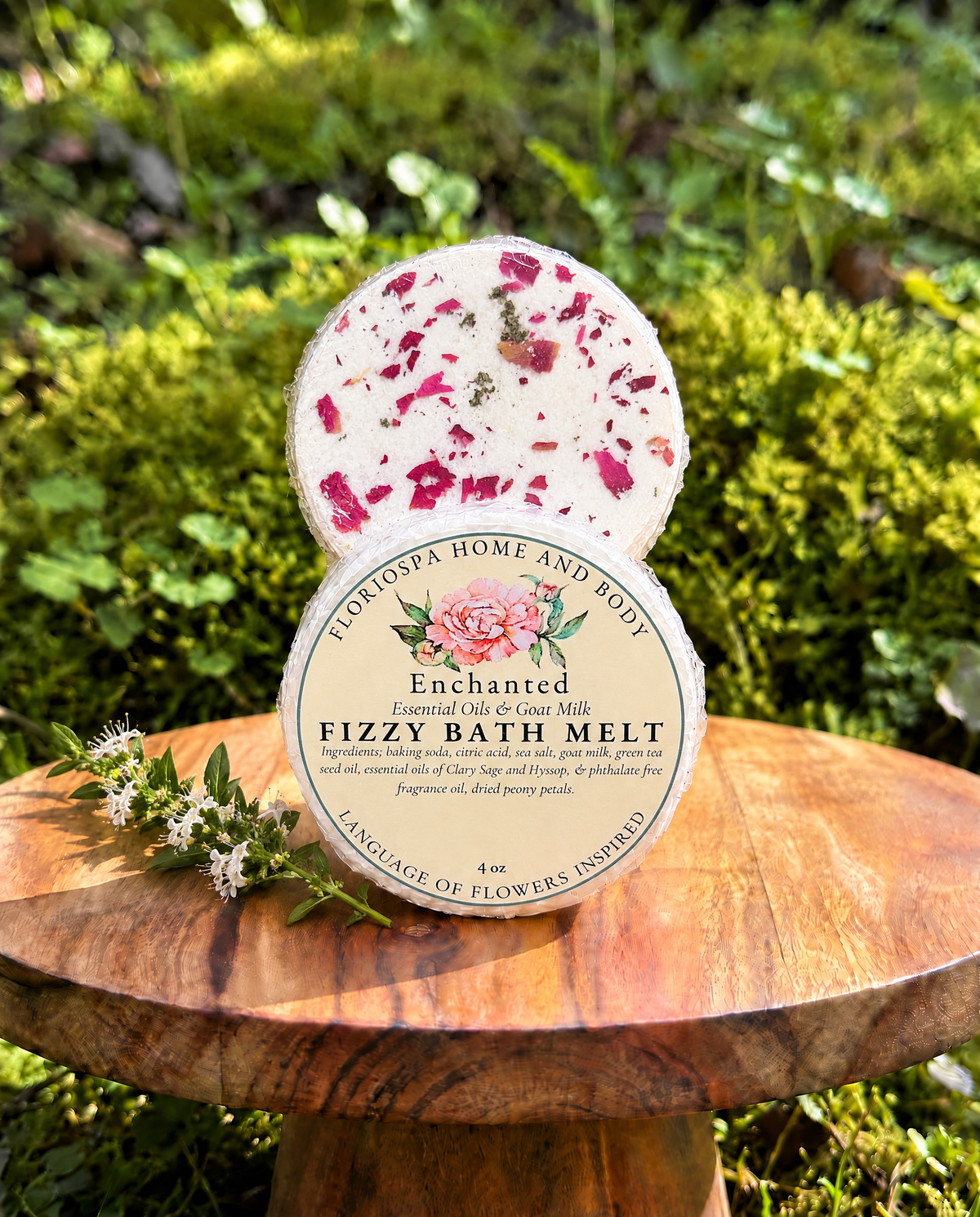 Enchanted Goat Milk & Essential Oil Fizzy Bath Melt
