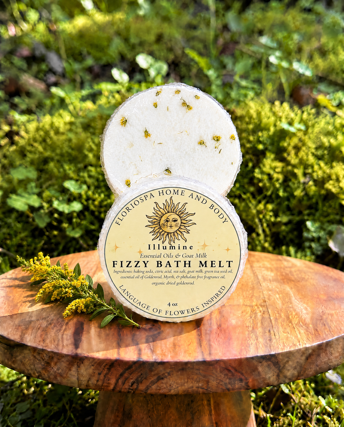 Illumine Goat Milk & Essential Oil Fizzy Bath Melt