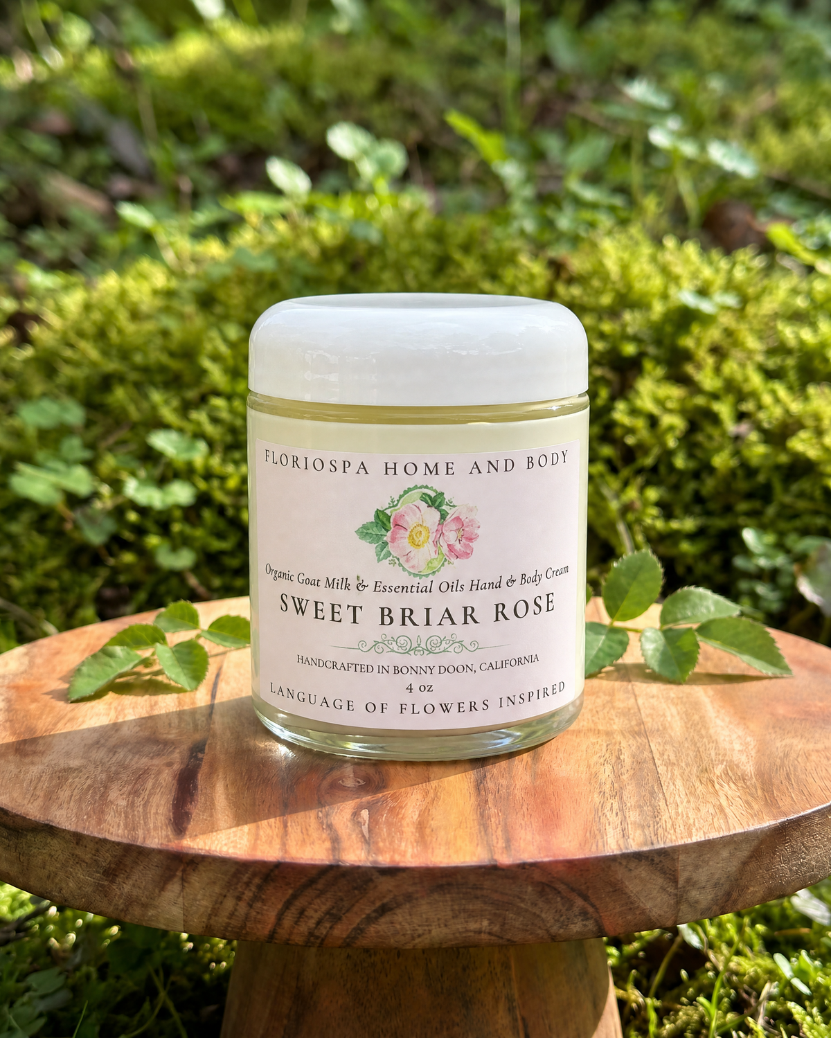 Sweet Briar Rose Goat Milk & Essential Oils Hand & Body Cream