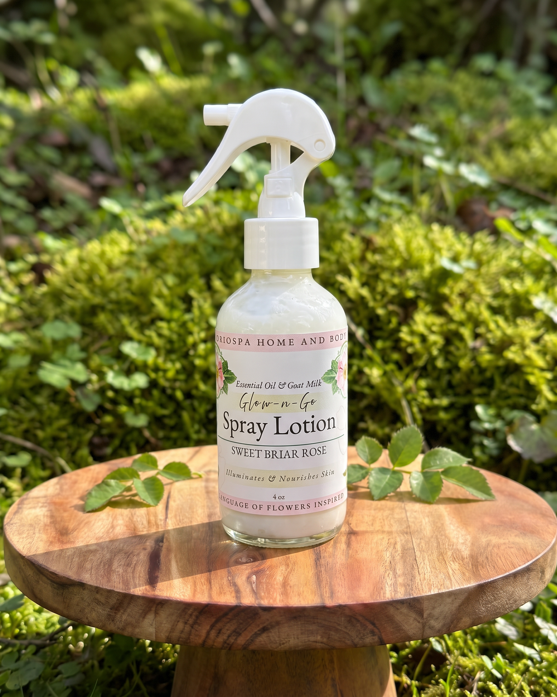 Sweet Briar Rose Glow-n-Go Spray Lotion